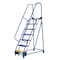 Vestil 100 H Steel PW Ladder, Perforated, 7 Step, 7 in Steps LAD-PW-26-7-P - alternate 1